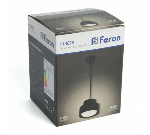 Подвесной светильник Feron HL3678 Barrel aura levitation 48409