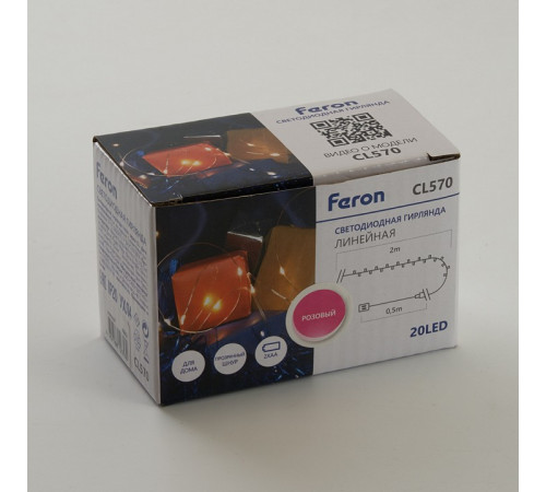 Светодиодная гирлянда линейная Роса Feron CL570 48602 Светодиодная гирлянда линейная Роса Feron CL570 48602