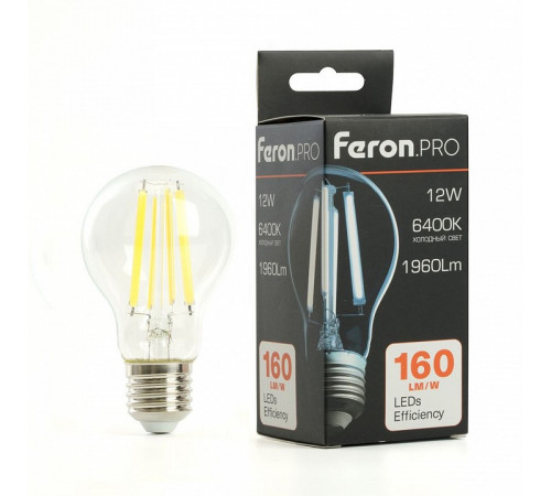 Светодиодная лампа Feron LB-1112 E27 12W 6400K 48897