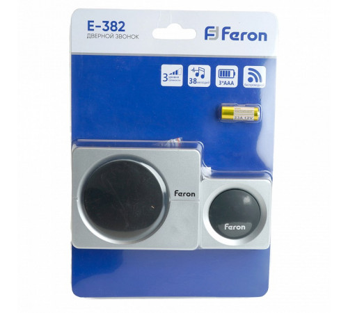 Звонок дверной беспроводной Feron E-382 48923