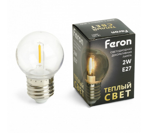 Лампа светодиодная Feron LB-383 E27 2W 2700K 48931 Лампа светодиодная Feron LB-383 E27 2W 2700K 48931