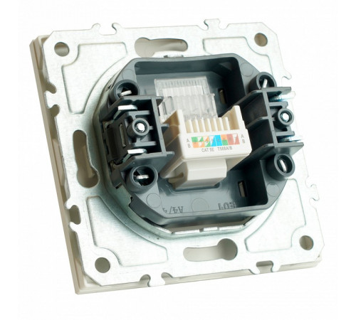 Розетка компьютерная 1-местная RJ-45 Stekker RST00-5117-01 Эмили 49873 Розетка компьютерная 1-местная RJ-45 Stekker RST00-5117-01 Эмили 49873