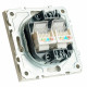 Розетка компьютерная 2-местная RJ-45 Stekker RST00-5111-01 Эмили 49874