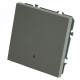 Выключатель 1-клавишный c индикатором Stekker Эмили RSW10-5101-10 49941