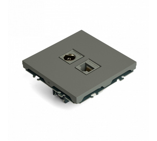 Розетка TV + компьютерная RJ-45 Stekker Эмили RST00-5106-10 49950 Розетка TV + компьютерная RJ-45 Stekker Эмили RST00-5106-10 49950