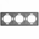 Рамка трехместная Stekker Эмили PFR00-5003-10 49964