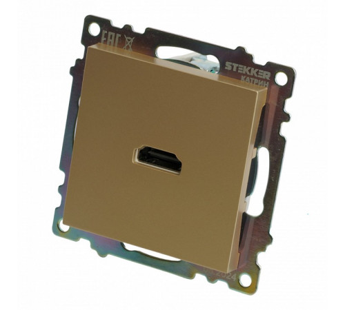 Розетка HDMI 2.1 Type A Stekker Катрин GLS00-7118-08 50060 Розетка HDMI 2.1 Type A Stekker Катрин GLS00-7118-08 50060
