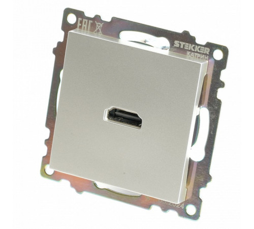 Розетка HDMI 2.1 Type A Stekker Катрин GLS00-7118-03 50061 Розетка HDMI 2.1 Type A Stekker Катрин GLS00-7118-03 50061