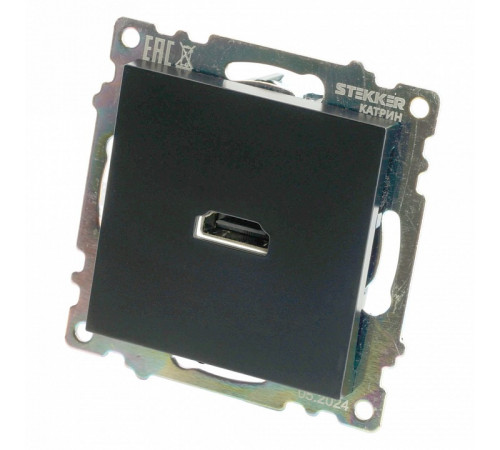 Розетка HDMI 2.1 Type A Stekker Катрин GLS00-7118-05 50062 Розетка HDMI 2.1 Type A Stekker Катрин GLS00-7118-05 50062