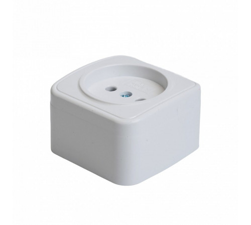 Розетка накладная 1-местная Stekker Basic PST10-501-20 50074