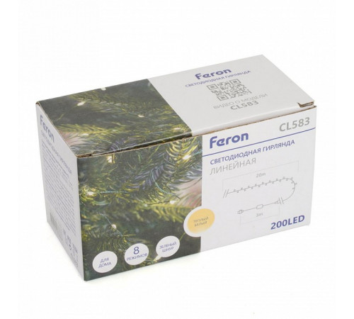 Светодиодная гирлянда линейная Роса Feron CL583 51442 Светодиодная гирлянда линейная Роса Feron CL583 51442