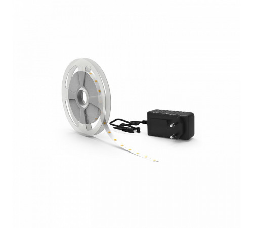 Светодиодная лента Gauss 12В 2835 6Вт/м 3000K 5м IP65 BT013