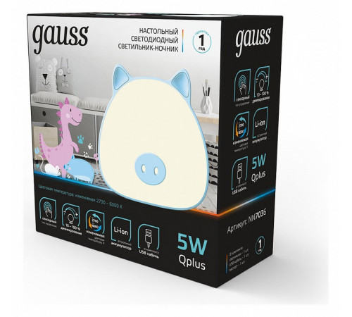 Настольная лампа Gauss Qplus NN7036 Настольная лампа Gauss Qplus NN7036