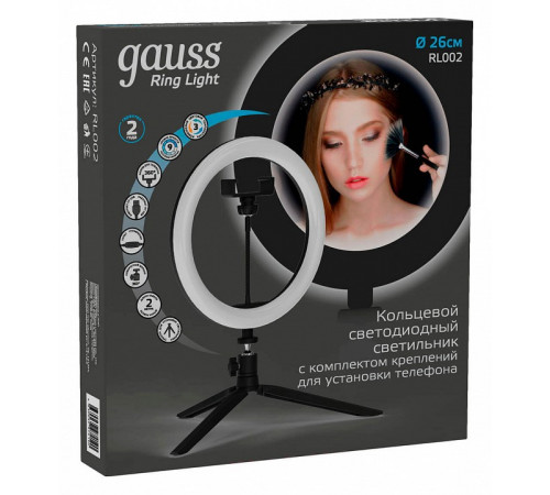 Настольная лампа Gauss Ring Light RL002 Настольная лампа Gauss Ring Light RL002