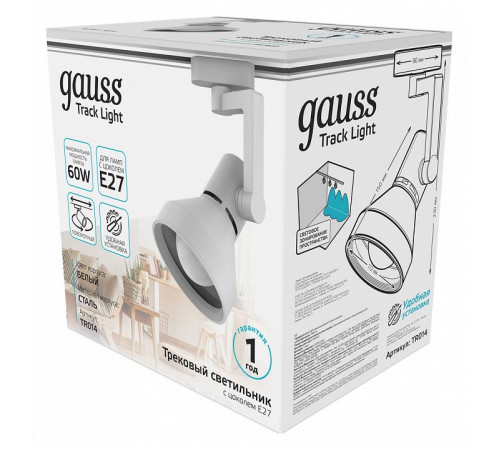 Трековый светильник Gauss Track Light Bulb TR014