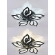 Потолочная люстра Natali Kovaltseva Sand HIGH-TECH LED LAMPS 82006 BLACK