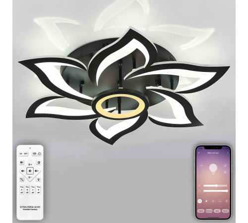 Потолочная люстра Natali Kovaltseva Olimp HIGH-TECH LED LAMPS 82020 BLACK