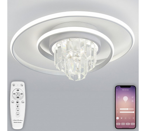 Потолочная люстра Natali Kovaltseva Crystal LED LAMPS 81115/1C