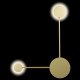 Настенный светильник Loft IT Rays 10057GD