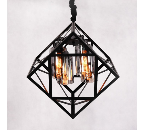 Подвесная люстра Lumina Deco Brutte LDP 11339-4 BK