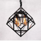 Подвесная люстра Lumina Deco Brutte LDP 11339-4 BK