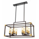 Подвесная люстра Lumina Deco Waldorf LDP 1140-8 BK+MD