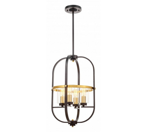 Подвесная люстра Lumina Deco Monterey LDP 1141-4 BK+MD Подвесная люстра Lumina Deco Monterey LDP 1141-4 BK+MD