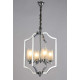 Подвесная люстра Lumina Deco Vigatto LDP 1224-4 CHR
