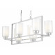 Подвесная люстра Lumina Deco Lino LDP 1239-8 CHR