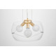 Подвесная люстра Lumina Deco Globo LDP 6018-400 PR+F.GD