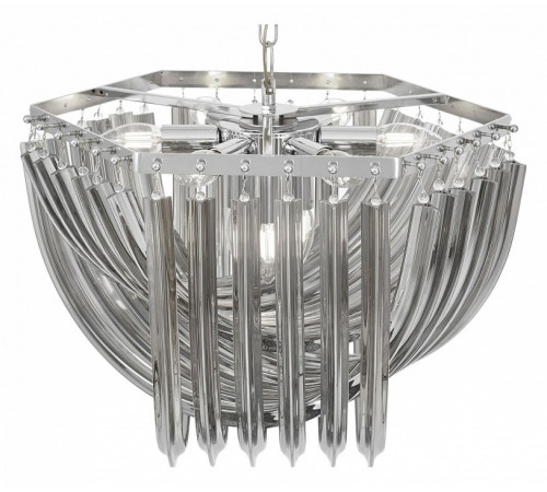 Подвесная люстра Lumina Deco Boscone LDP 7044-550 CHR+GY Подвесная люстра Lumina Deco Boscone LDP 7044-550 CHR+GY