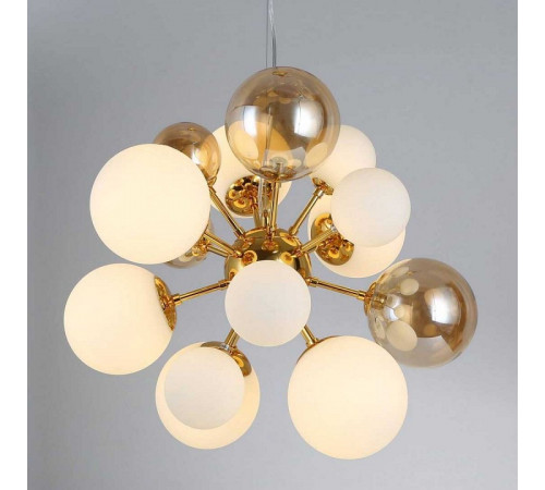 Подвесная люстра Lumina Deco Galaksida LDP 8565-10/16 GD+TEA