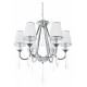 Подвесная люстра Lumina Deco Milesia LDP 8926-6 WT+CHR