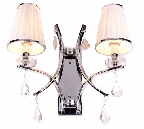 Бра Lumina Deco Glamour LDW 66247-2 WT+CHR Бра Lumina Deco Glamour LDW 66247-2 WT+CHR