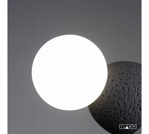 Бра iLamp Foxtrot 10695W/1-D100 BK-WH