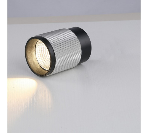 Накладной светильник iLedex Delta 1955-10W-3000K-36 BK+SL