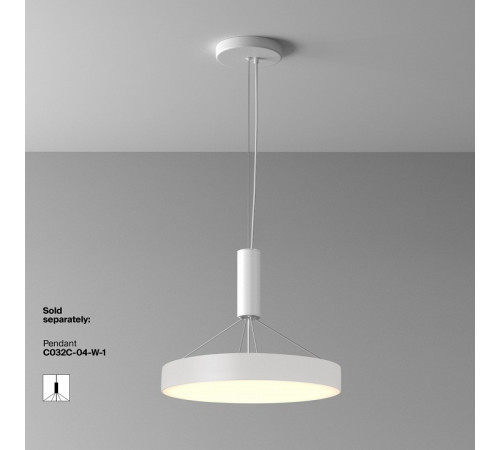 Потолочный светильник Maytoni Zon C032CL-45W3K-RD-W