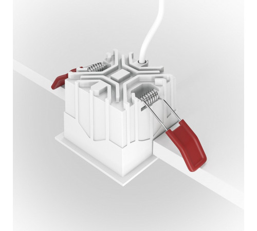 Встраиваемый светильник Maytoni Technical Alfa LED DL043-01-10W3K-D-SQ-W