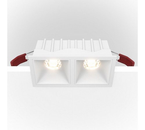Встраиваемый светильник Maytoni Technical Alfa LED DL043-02-10W3K-D-SQ-W