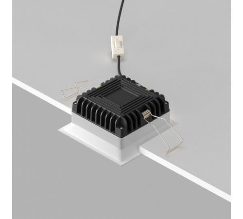 Встраиваемый светодиодный светильник Maytoni Technical Downlight Okno DL056-12W3-4-6K-W Встраиваемый светодиодный светильник Maytoni Technical Downlight Okno DL056-12W3-4-6K-W