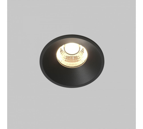 Встраиваемый светильник Maytoni Round DL058-7W3K-B Встраиваемый светильник Maytoni Round DL058-7W3K-B