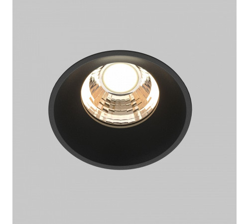 Встраиваемый светильник Maytoni Technical Downlight Round DL058-7W3K-TRS-B