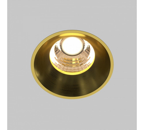 Встраиваемый светильник Maytoni Round DL058-7W3K-TRS-BS Встраиваемый светильник Maytoni Round DL058-7W3K-TRS-BS