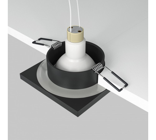 Встраиваемый светильник Maytoni Technical Stark DL083-01-GU10-SQ-B