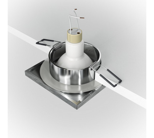Встраиваемый светильник Maytoni Technical Stark DL083-01-GU10-SQ-S