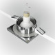 Встраиваемый светильник Maytoni Technical Stark DL083-01-GU10-SQ-S