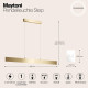Подвесной светильник Maytoni Step P010PL-L30G4K