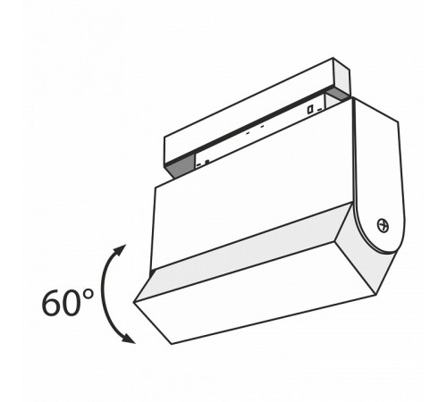 Трековый светильник Maytoni Technical Basis Rot TR013-2-10W3K-B-1 Трековый светильник Maytoni Technical Basis Rot TR013-2-10W3K-B-1