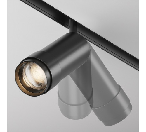 Трековый магнитный светильник Maytoni Focus Zoom TR211-1-12W3K-Z-B Трековый магнитный светильник Maytoni Focus Zoom TR211-1-12W3K-Z-B