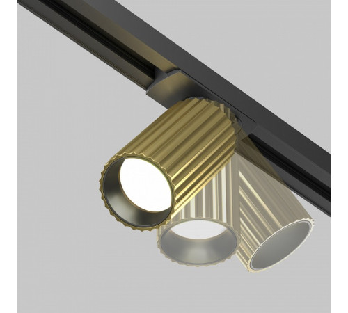Трековый однофазный светильник Maytoni Calipso TR218-1-GU10-BS